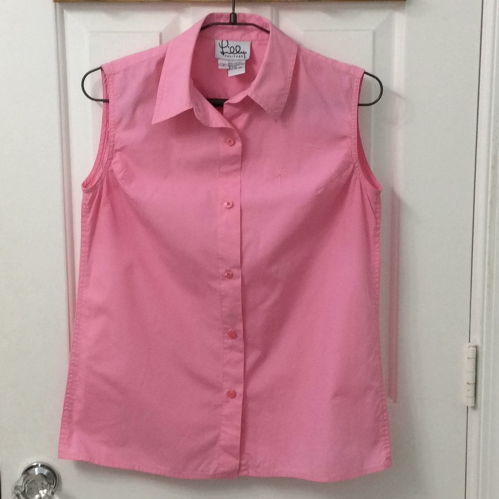 Vintage Lilly Pulitzer Sleeveless Shirt size 2